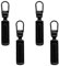 Lmyzcbzl Reißverschluss Zipper, 4 Stück Ersatzteile Reißverschluss Zipper, Metall Zipper Pull, Abnehmbares Metall Zipper Pull, Reißverschluss Ersatz, für Geldbörse, Kleider, Jeans, Koffer, Gepäck