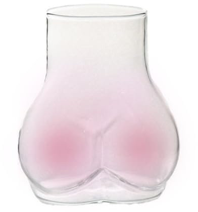 MINGZHE Cocktail Shot Glass, Transparent Funny Wine Glass, Body Shape Beverage Cups, Glassware Bar Decoration Cup, For Bars Birthday Party Decor for Lover Couple Family Friend(Pink)