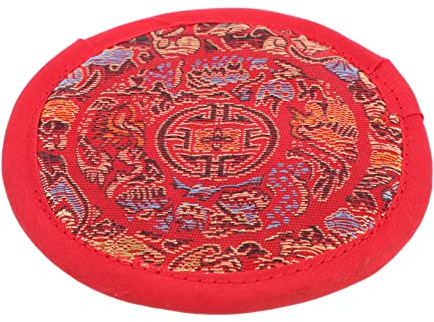 Abaodam Klangschalenkissen Handgemacht Buddhistische Ritualinstrumente Kissen Für Schalen Klangschalenkissen Verhindert Schalen Anstoßen
