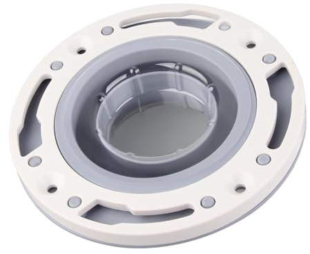 HilBeliFU Universal Toilet Flange Kit, Leakage Proof Toilet Repair Flange with Screws, Silicone Toilet Flange Extender for 4in, 5in, Special 3in Waste Pipes, Gray
