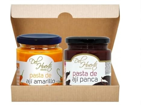 Set Pastas Del Huerto ají amarillo y ají panca - Pack de 2