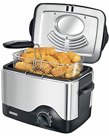 Unold 58615 Fritteuse Kompakt FŸllmenge ca. 1,5 Liter …l FŸr ca. 500 g Pommes Frites
