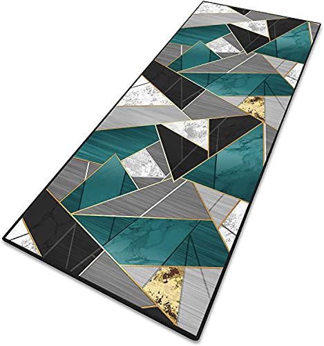 MENGH Tapis de Cuisine Tapis Long Couloir (10 Couleurs et 189 Tailles) Antidérapant Lavable Surface Douce 3D (6mm) pour Cuisine, Chambre à Coucher & Couloir