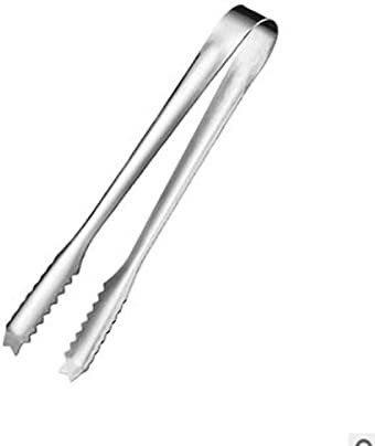 RTHGTFQZ Pinze Cucina Piccola Mini Antipasti di Acciaio Inox Antipasti di Antipasti Pinze, Pinze da Zucchero Pintenze di Ghiaccio for tè, Cucina, Alta Temperatura Resistenza, Dimensioni: 15 cm