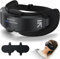 RENPHO Eyeris Shift - Massaggiatore per occhi multifunzione 2 in 1 con calore, compressione, Bluetooth, maschera per gli occhi riscaldata rimovibile, dispositivo per la cura degli occhi secchi,