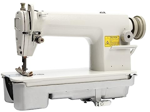 Kanbihao Máquina de coser industrial, maquina bordar punto recto con bobina automática, 0,5 cm de longitud máxima de costura, 48 x 18 x 25 cm