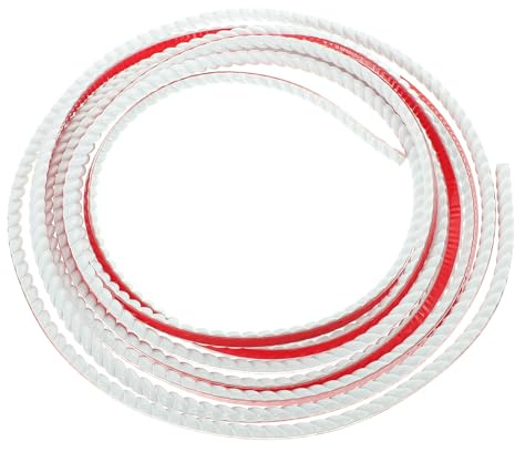 SHINEOFI Moulure Décorative pour Pvc Autocollante Blanc Flexible Flexibilité et Modélisation Aléatoire et Décoration de Plafond Cadre de Miroir