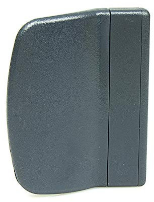 Vershy Balkontürgriff/Terrassentürgriff/Ziehgriff - in weiß RAL 9016 (Anthrazit RAL 7016)