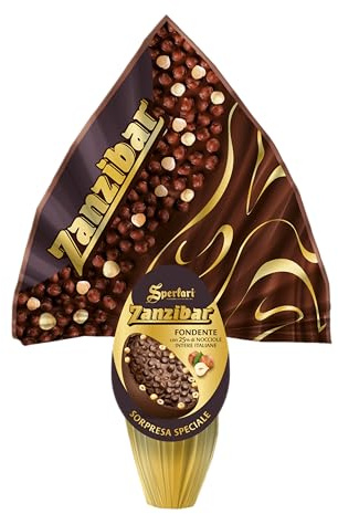 Sperlari - Uovo Cioccolato Fondente e Nocciole Intere Italiane - 350 gr
