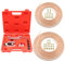 Kit Tuyau Frein Voiture, 7,62m de Ø4,75mm + Ø6,35 mm en Acier Cuivré avec 32 Raccords de Durite de Frein + 10 Connecteurs, IdéAl Pour Les SystèMes De Freinage Hydrauliques De Voiture