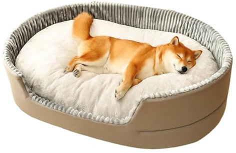 Cama extra grande para perros, sofá impermeable para razas grandes y medianas, lavable y suave para mascotas
