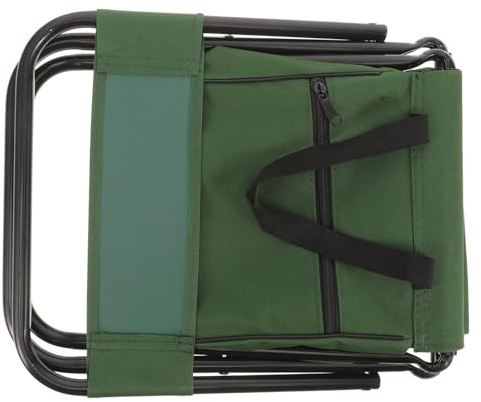 Alipis Multi-function Folding Chair with Storage Bag Lightweight Compact Camping Stool for Adults Portable Foldable Outdoor Seat for Fishing Picnic Travel and Garden Use