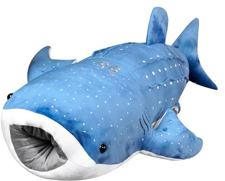 Générique Animal en Peluche - Coussin câlin Doux à r de 21,65 Pouces | Figurine de Baleine en Peluche d'animal, pour garçons, Filles, sœurs, Adultes, Adolescents, canapé-lit, Bureau, siège de voitur