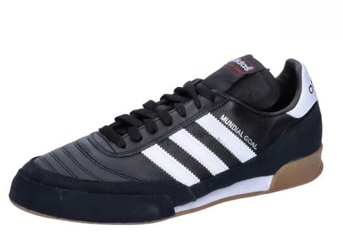 adidas Mundial Goal Herren Fußballschuhe, Schwarz (Black 1/running White/running White), 45 1/3 EU