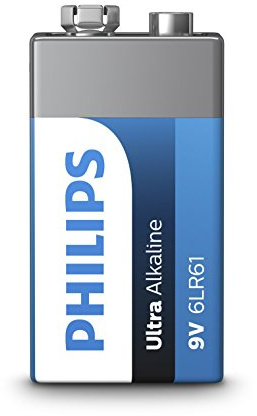 Philips 6LR61E1B/10 Ultra Alkaline Batteria - 9V