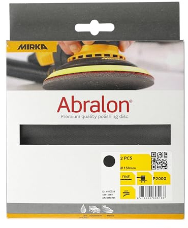 Mirka Abralon sliprondell 150mm kardborre korn 2000 2 st