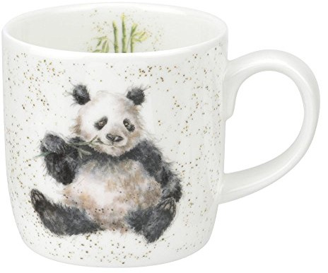 Portmeirion Home & Gifts Bamboozled (Panda) Tasse en porcelaine fine Multicolore 8 x 12 x 8 cm