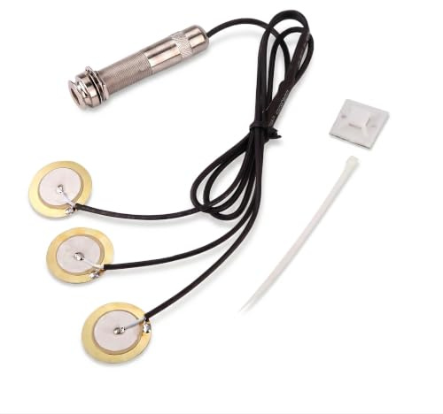 Gitarre Piezo Tonabnehmer, Pickup Piezo Verstärker Wandler für Gitarre Ersatzteil