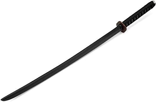 Playwell Martial Arts Deluxe Cuerda Adultos Madera Bokken - Negro Roble
