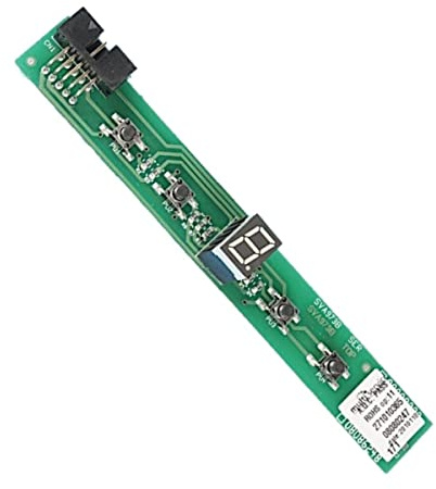 Clavier de commande (14,4 x 2,6 x 2,1 cm) pour hotte aspirante AEG, Electrolux, Arthur Martin, Best, Küppersbusch - 50288282002
