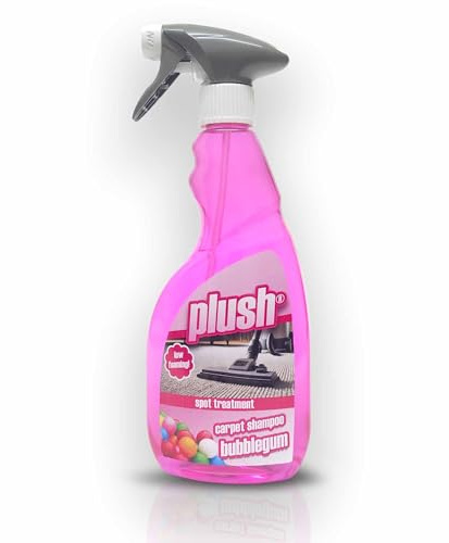 Plush Spot Carpet Cleaner Solution, Carpet Shampoo, Upholstery Cleaner | 500ml Bubblegum Scent - Deep cleaning formula, Removes stains, Fresh scent, Safe for carpets & upholstery, Easy to use