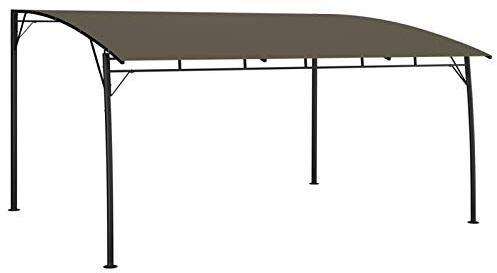 Festnight Gazebo da Giardino, Tenda Parasole, Pergolato Esterno 4x3x2,25 m Talpa