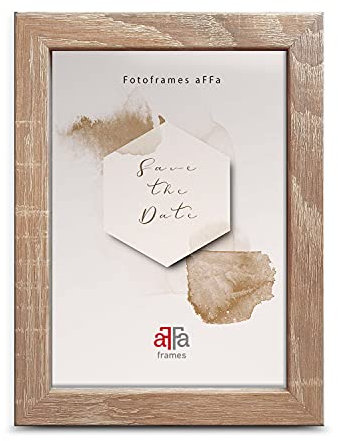 aFFa frames Hekla, Bilderrahmen MDF Fotorahmen, the frame, Fotorahmen mit Acrylglas, Eiche hell, bilderrahmen 18x24 cm