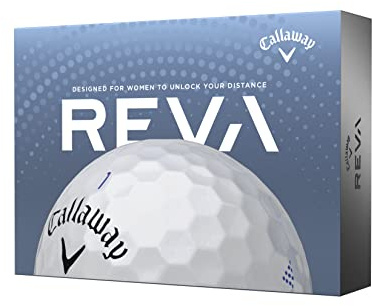 Callaway Golf REVA Golf Ball 2023, Perla, una dozzina