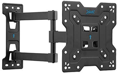 Support Mural pour téléviseur Portable, pivote, s'incline, s'étend, Tourne Le Support du Support de télévision pour téléviseur Plat incurvé de 17 à 55 Pouces jusqu'à 45 kg, Max.Support de
