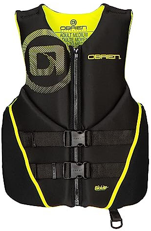 O'Brien Men's Traditional Neoprene USCGA Life Jacket, Yellow, Large