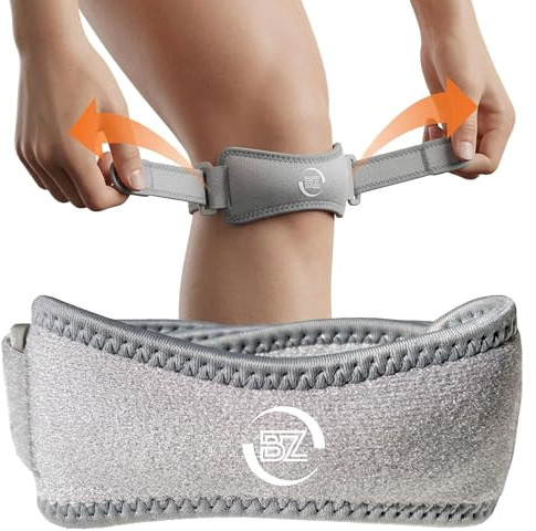 BestZings - Kniebandage Damen - kniebandage meniskus - Bandage Knie - knieorthese - patellasehnenbandage - Kniebandage Arthrose - Knie Bandagen Damen - Knieschoner Tanzen - Knee Brace - PACK 2