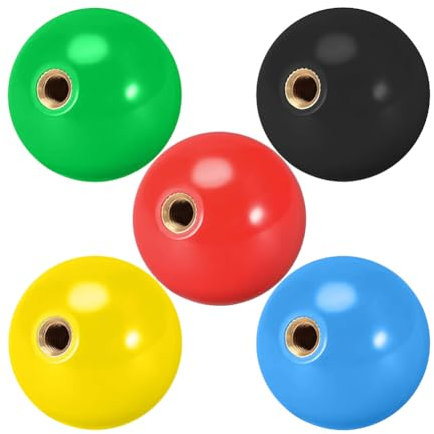 5 Pack 35mm Joystick Ball Tops M6 Easy-Install Arcade Game PC Game Joysticks Spare Parts 5 Colors