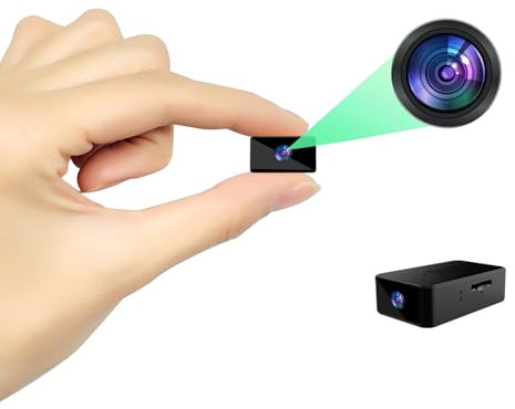 Mini Telecamera Spia Nascosta - Telecamera Videocamera-1080P HD-Ricaricabile Microcamere Spia-Registrazione in Loop, Rilevamento del Movimento, Mini Camera Senza WiFi, No Night Vision/No TF card