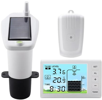 Indicatore di livello del serbatoio 'acqua - Misuratore di profondità del display digitale ad ultrasuoni, sensore di livello 'acqua trasmettitore | indicatore di livello 'acqua, indicatore