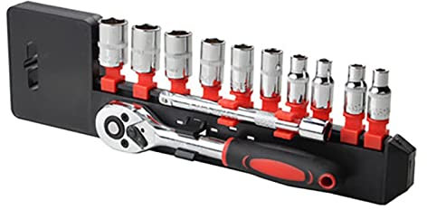 LMPVPDGADZ 12pcs trinquete Llave Inglesa Llave Inglesa Hardware vanadio reparación Kit Herramientas de Mano reparación de automóviles Llave Inglesa Ajustable