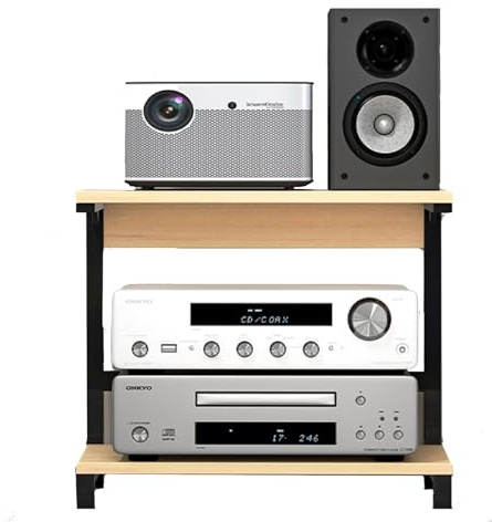 mobile stereo hi fi rack hifi Scaffale Angolare Audio-video A 2 Livelli, Scaffale Per Amplificatore/supporto Per Apparecchiature Stereo Per Ufficio E Soggiorno, Mobiletto AV - Lettori DVD/console Di G