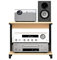 mobile stereo hi fi rack hifi Scaffale Angolare Audio-video A 2 Livelli, Scaffale Per Amplificatore/supporto Per Apparecchiature Stereo Per Ufficio E Soggiorno, Mobiletto AV - Lettori DVD/console Di G