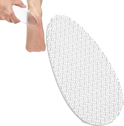 Lima per piedi in nano-vetro, per rimuovere la pelle dura, strumento professionale per pedicure e pedicure per talloni morbidi e lisci (1 pezzo, trasparente)