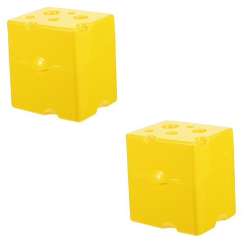VICASKY 2 Pezzi Contenitore Formaggio con per Frigorifero Scatola Conservazione Fette Materiale Resistente e Liscio Antitaglio per Conservare Formaggi Freschi