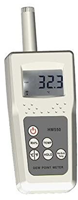 Igrometro Professionale HM550. Misuratore di temperatura e umidità digitale, temperatura a mano e misuratore di umidità, igrometro
