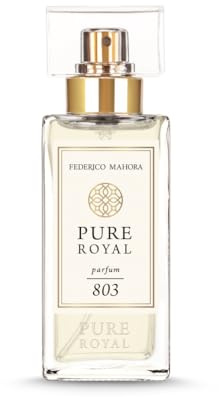 Perfume Pure Royal 803 Femenino 50 ml – Fragancia Chipre con Naranja, Miel y Pachulí – Alta Concentración 20% – Elegante y Seductora