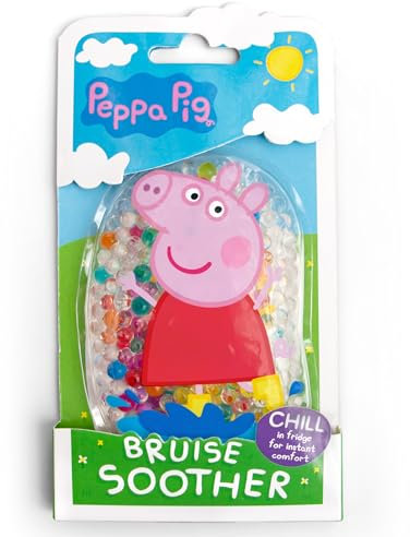 Jellyworks Peppa Pig Thérapie De Chaud Froid Réutilisable - Idéal Pour Les Enfants Blessures/Poche Enfant/Compresse Froide/Gel Refroidissement Bosses Et Contusions , 1 Unité (Lot 1)