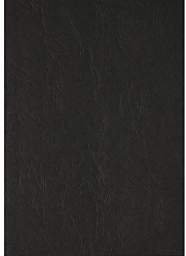Clairefontaine 2769C Deckblätter - Rückwände, Karton mit Lederstruktur, DIN A4, 240 g/m², 100 Stück, schwarz