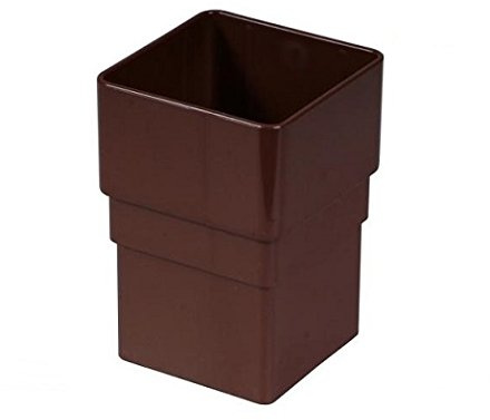Brown Square Guttering and Downpipe - Gutter and Pipe Fittings - Pipe Joint