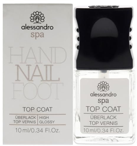 Spa Top Coat - Schnelltrocknender Überlack zum Versiegeln von Nagellack, Schutz und Glanz für die Nägel, 10 ml
