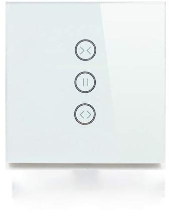 Yagusmart Zigbee Smart Roller Shutter Switch, Wifi Curtain Switch, tuya zigbee hub required, Compatible with Alexa/Google Home/Ifttt, Voice Control, Timing Function, Remote Control