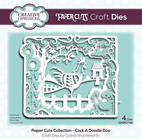 Paper Cuts Mini Craft Die Purrfect Pals Troqueles de Corte, Cortadores de Plantillas de Metal para Papel, Letras, Tarjetas, Scrapbooking, Compatible con Máquinas de Grabación en Relieve