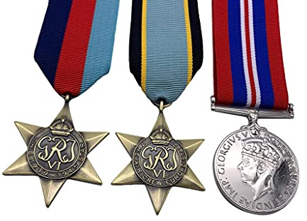 Hornbeam Militaria Replica 1939/45, Air Crew Europe Star and 1939/45 War Medal
