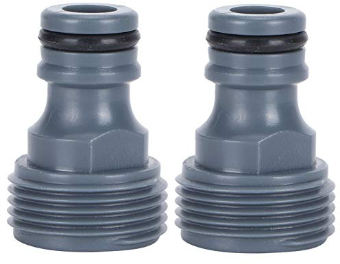 Fdit 2 Pièces G3/4 Filetage Mâle Connecteur Rapide Mamelon Tuyau D'arrosage Robinet Mamelon Adaptateur Outil D'irrigation Arroseur Dispositif D'irrigation Accessoire