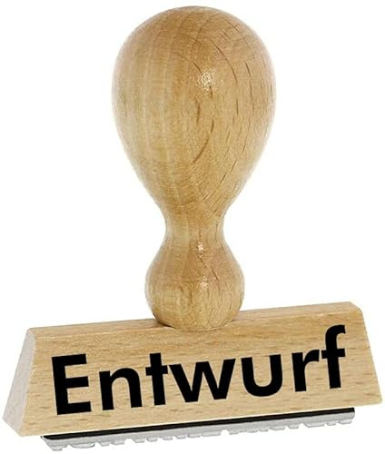 Lagerstempel – Entwurf - von Kaufhaus2010 Buchenholzstempel – Lagertextstempel zur Kennzeichnung von Rechnungen und anderen Dokumenten 4 cm lang